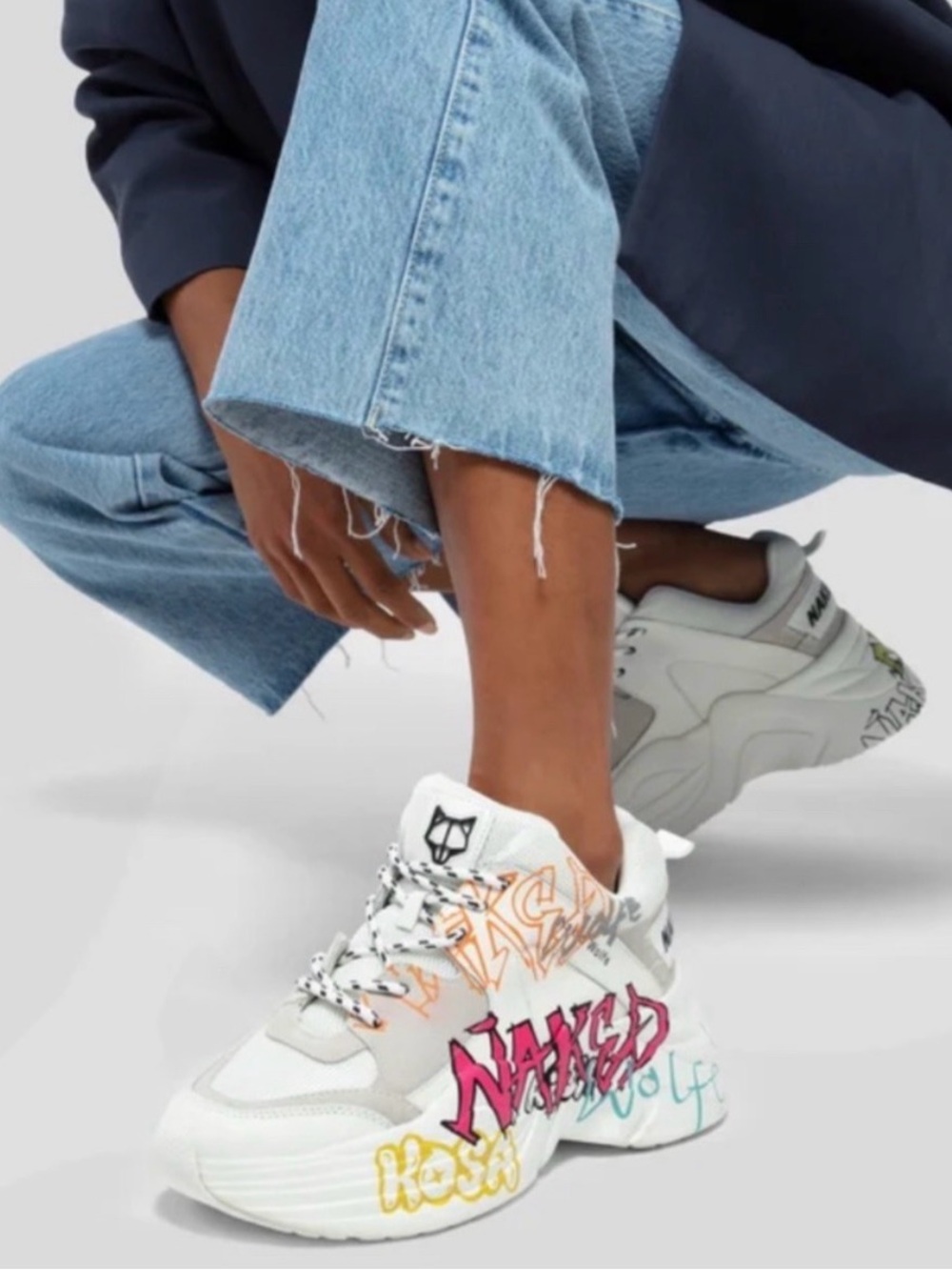 Naked Wolfe Multicolor Graffiti
Sneakers Size 8